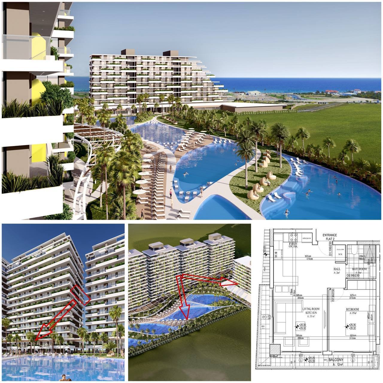 Апартаменты 1+1 в Grand Sapphire