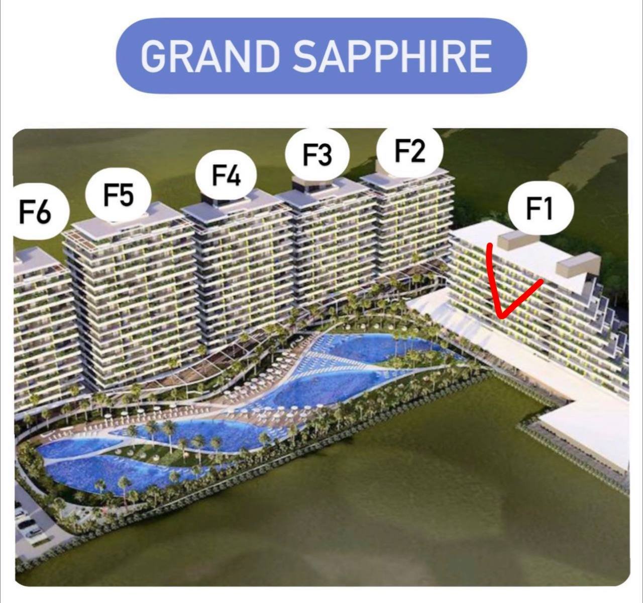 Студия в Grand Sapphire F1