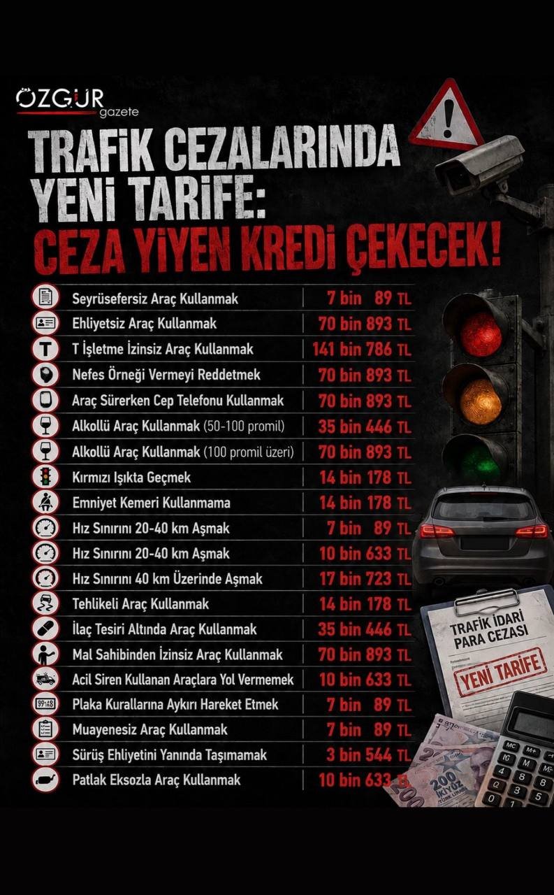 Штрафы за нарушения ПДД в 2025 году
