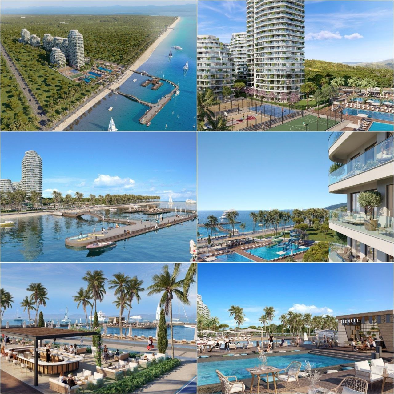 Квартиры в Coastal Paradise у моря